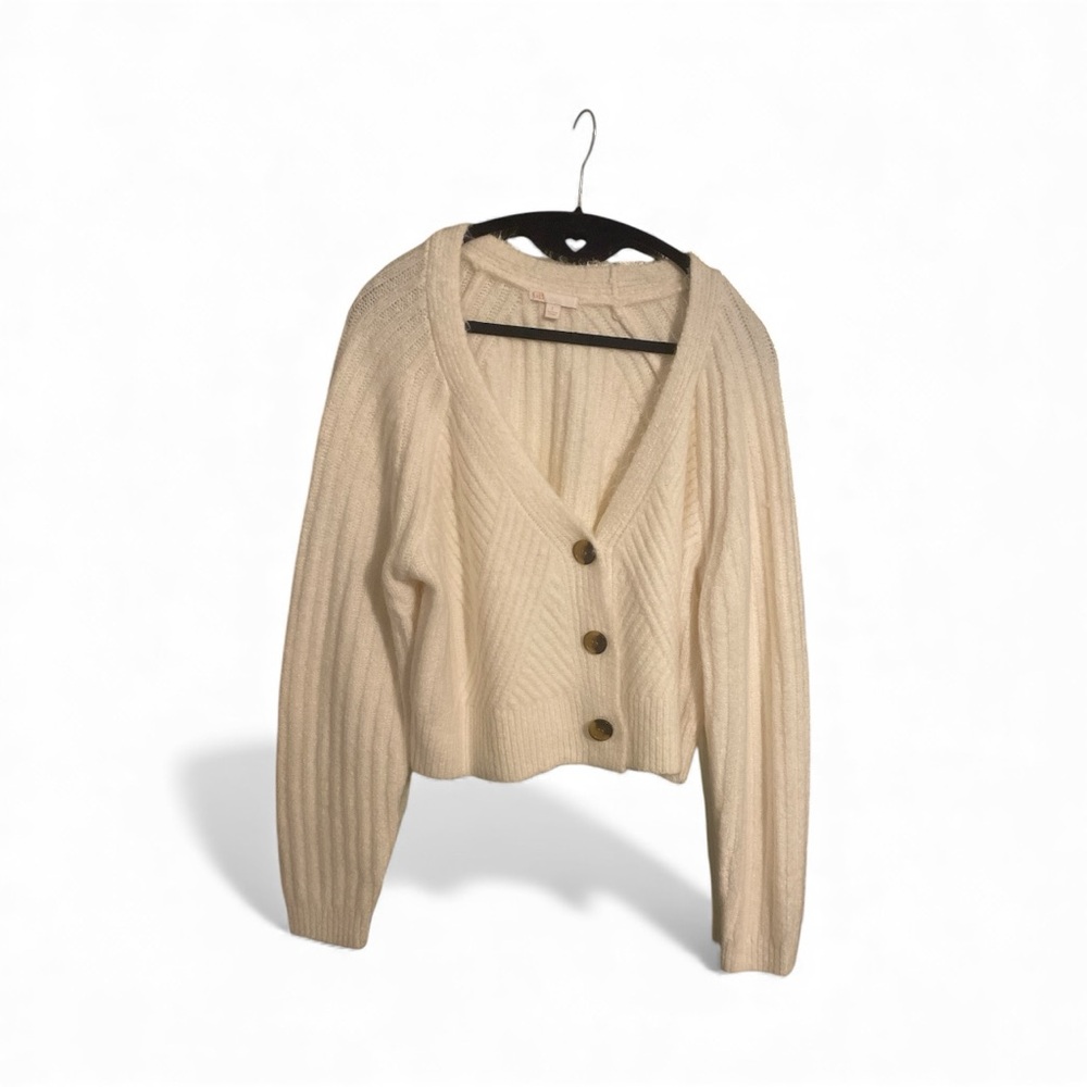 GB girls White Button-Up Cardigan